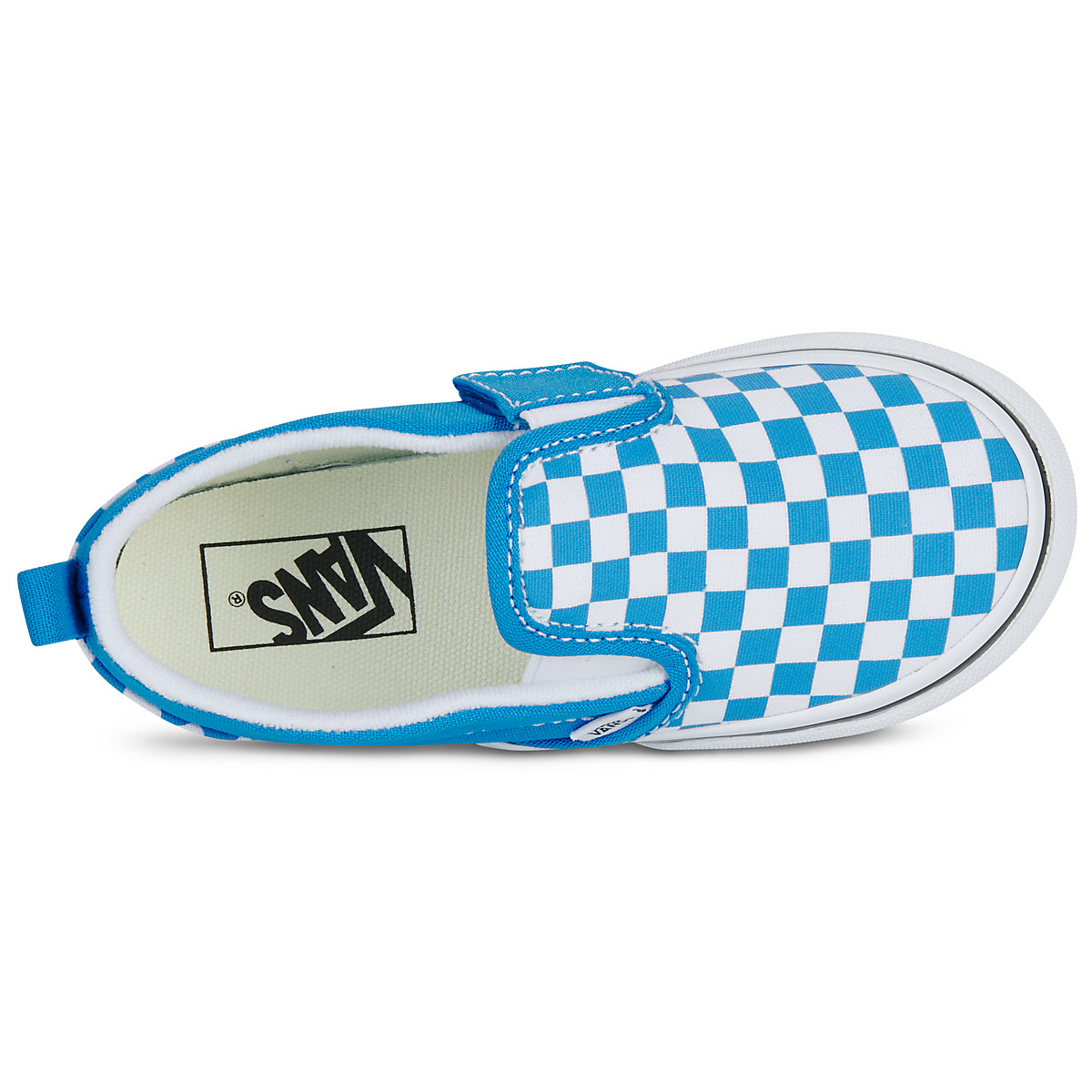 Vans Slip-On V COLOR THEORY CHECKERBOARD Bright Azure