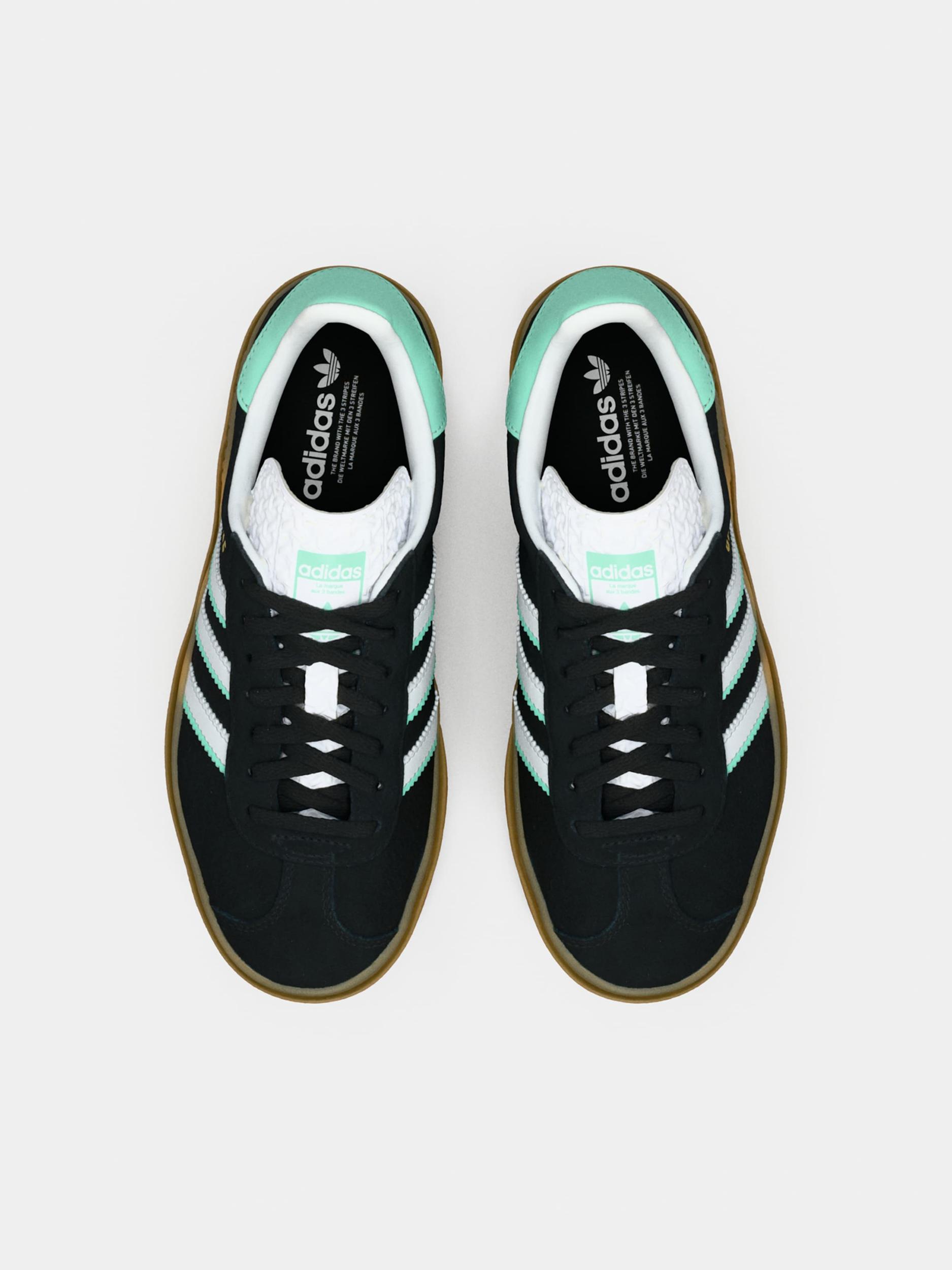 ADIDAS ORIGINALS Sportcipő 'GAZELLE BOLD' vízszín / arany / fekete / fehér