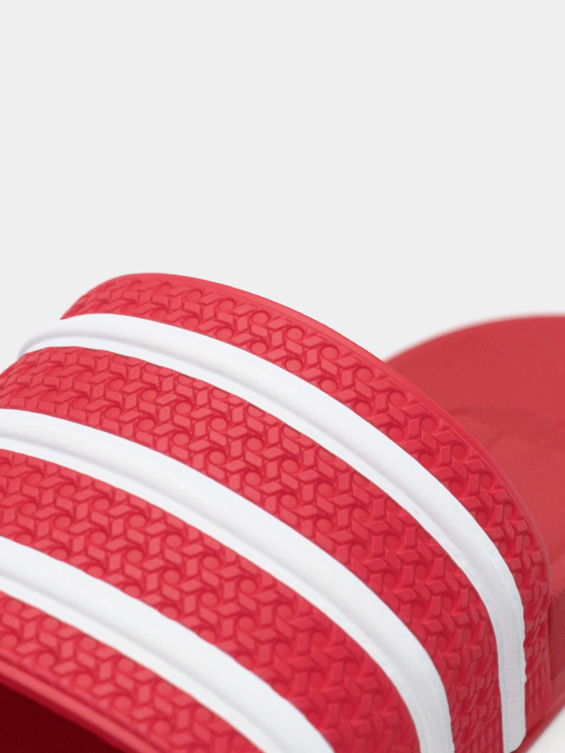 ADIDAS ORIGINALS Papucs 'ADILETTE' piros / fehér