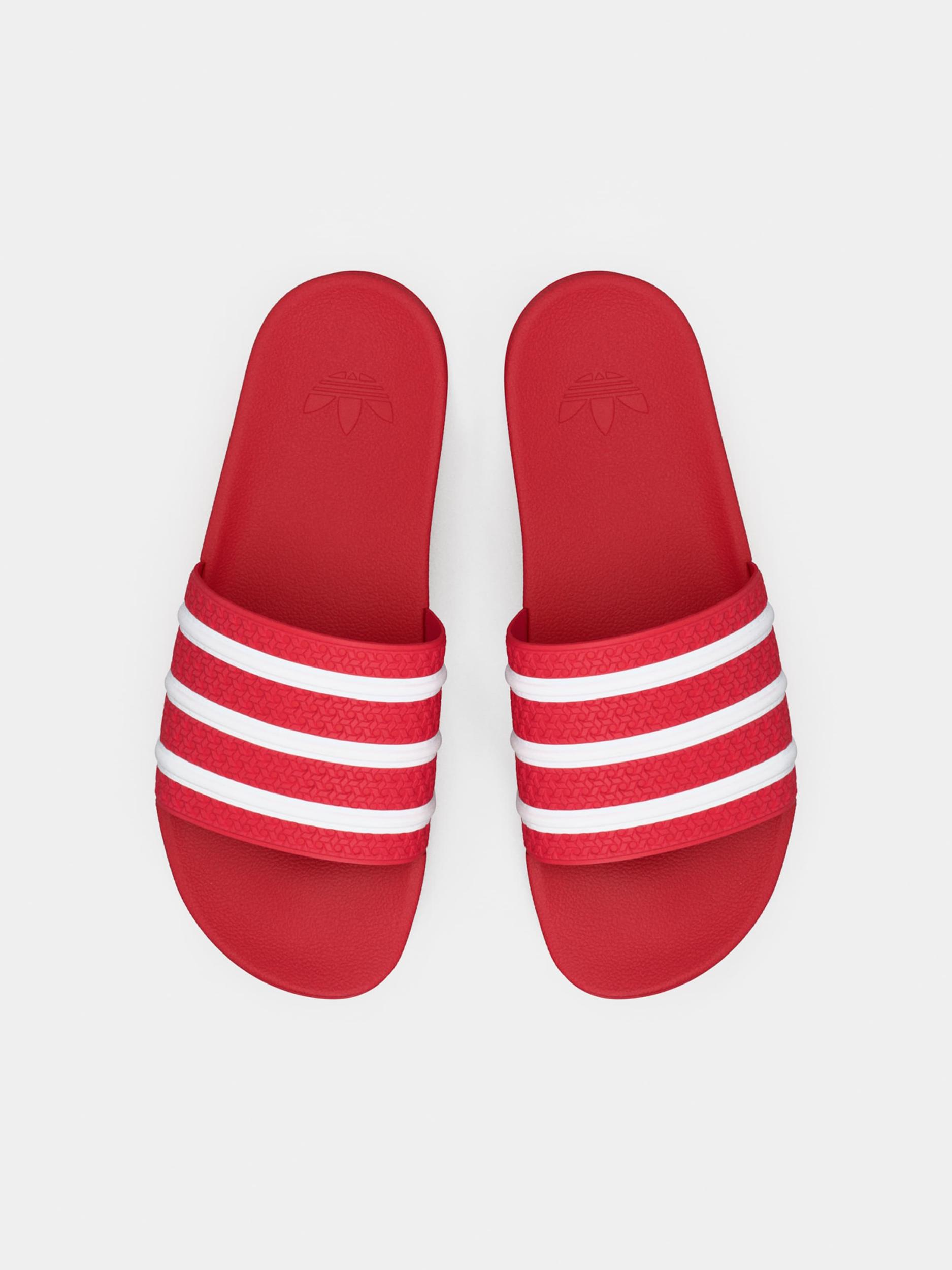 ADIDAS ORIGINALS Papucs 'ADILETTE' piros / fehér