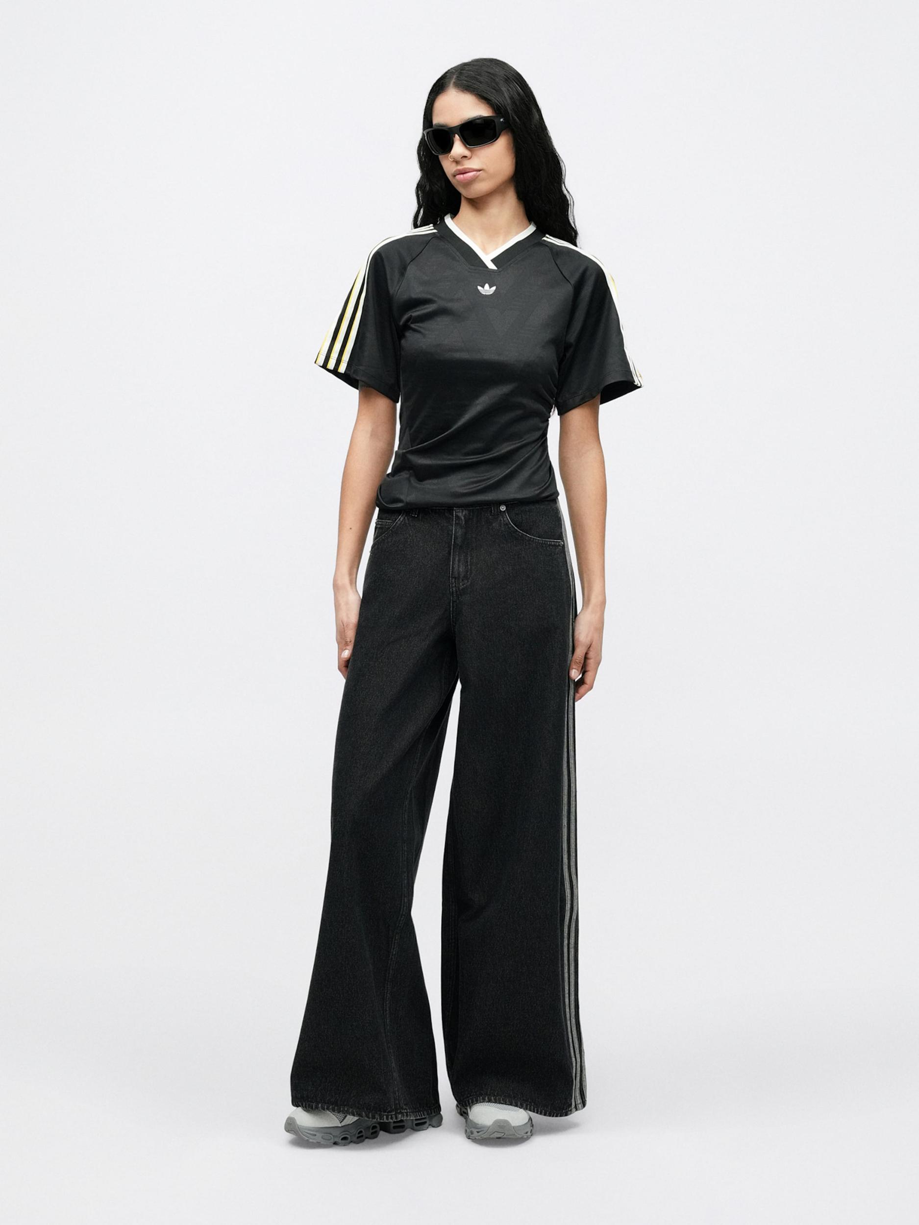 ADIDAS ORIGINALS Póló sárga / fekete / fehér