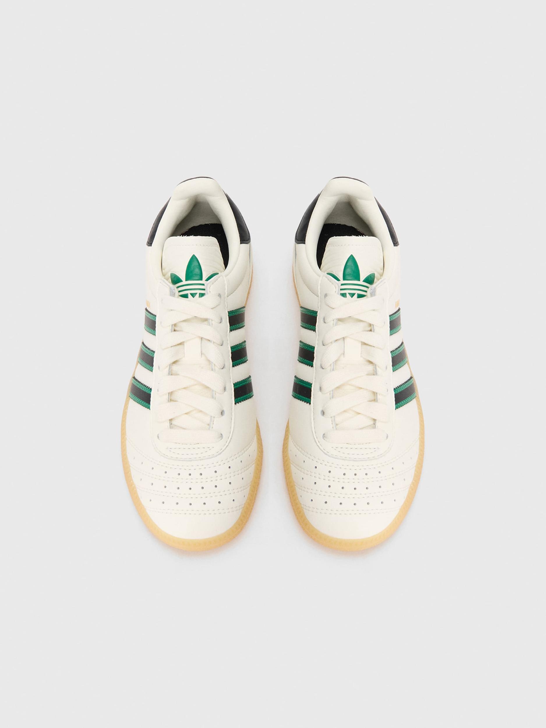 ADIDAS ORIGINALS Sportcipő 'SAMBA' zöld / fekete / gyapjúfehér