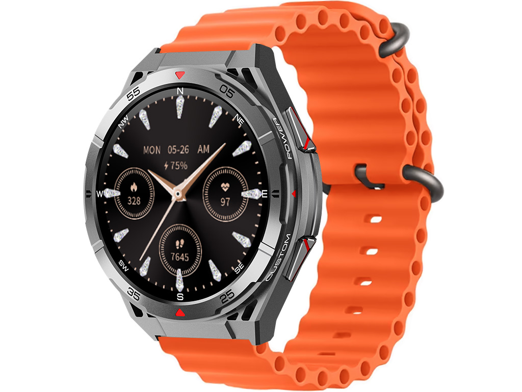 Madvell Horizon 2 GPS-szel űrszürke okosóra Ocean szilikon szíjjal