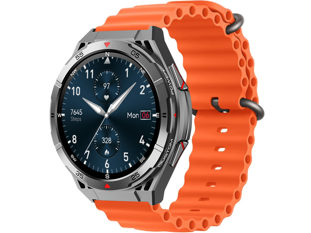 Madvell Horizon 2 GPS-szel űrszürke okosóra Ocean szilikon szíjjal