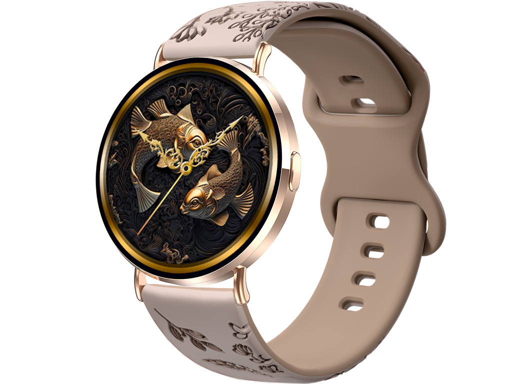 Madvell Elori púderarany okosóra szilikon szíjjal Pitypang