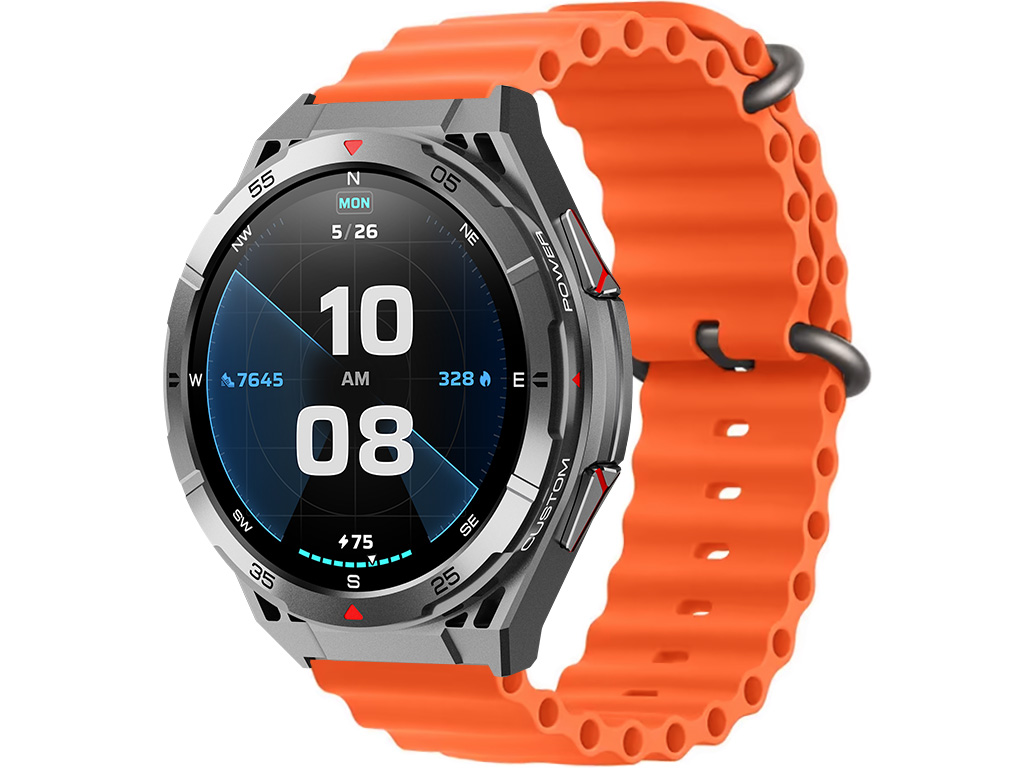 Madvell Horizon 2 GPS-szel űrszürke okosóra Ocean szilikon szíjjal