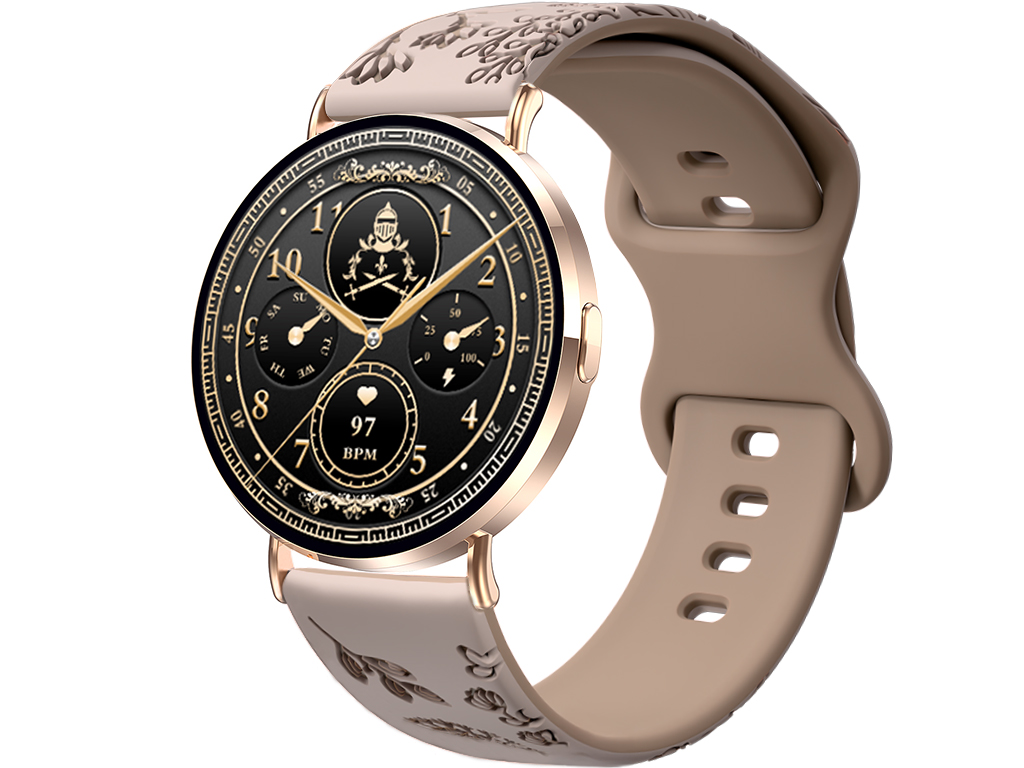 Madvell Elori púderarany okosóra szilikon szíjjal Pitypang