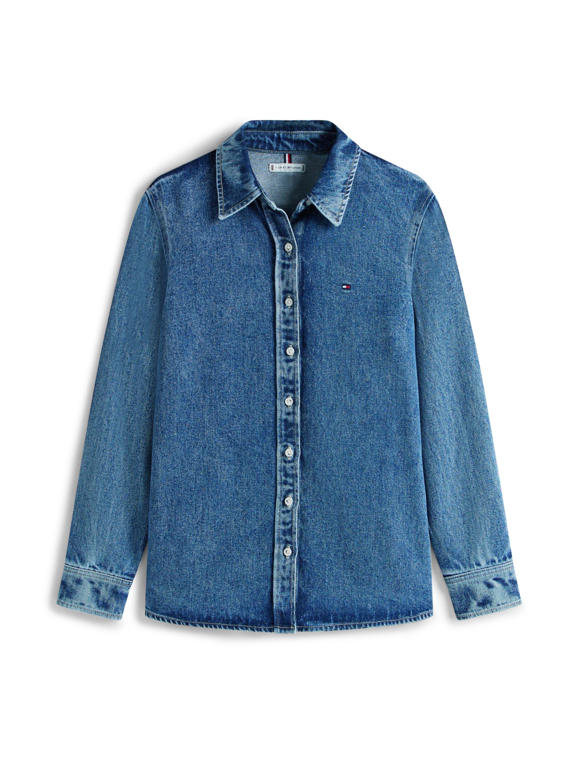 TOMMY HILFIGER Blúz 'LANA' kék farmer