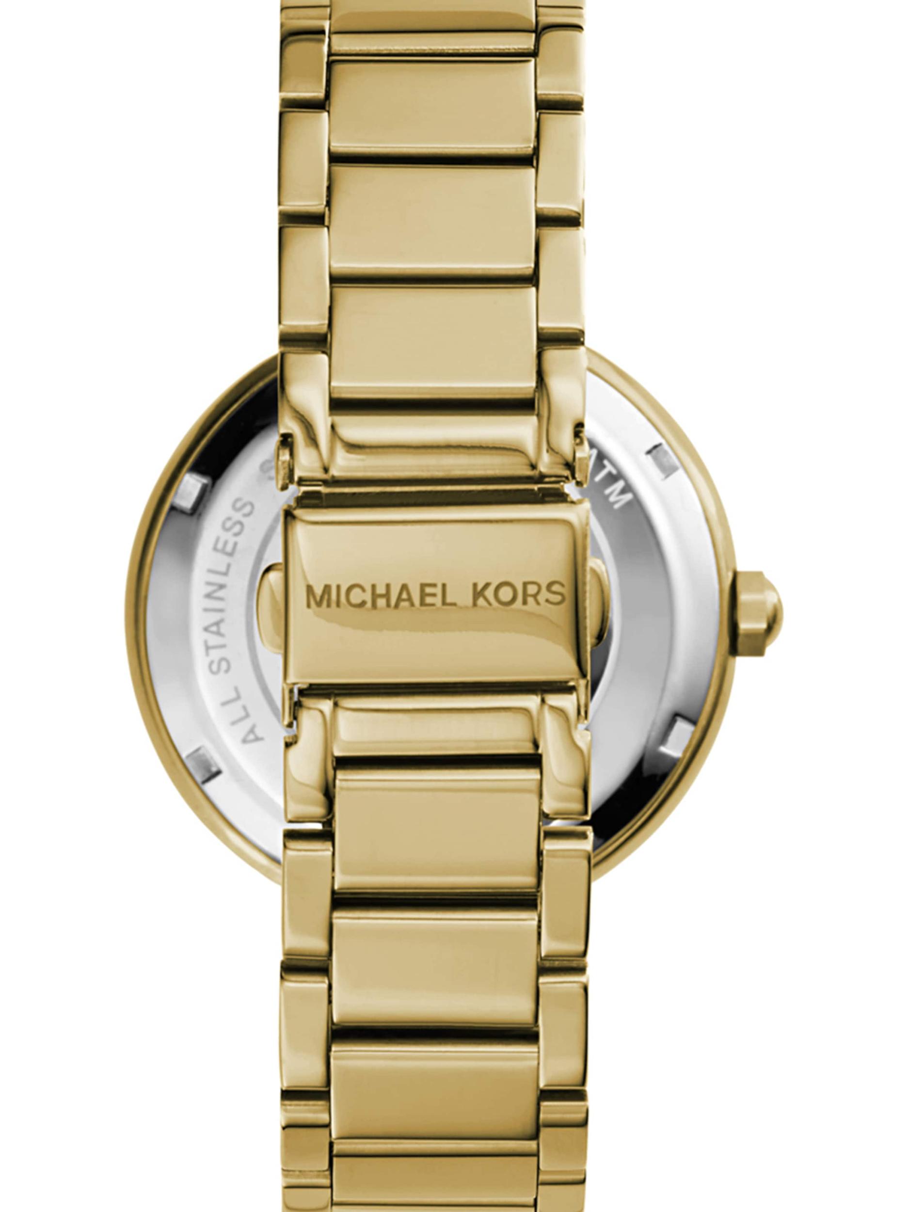 MICHAEL Michael Kors Analóg órák 'PARKER' arany / átlátszó