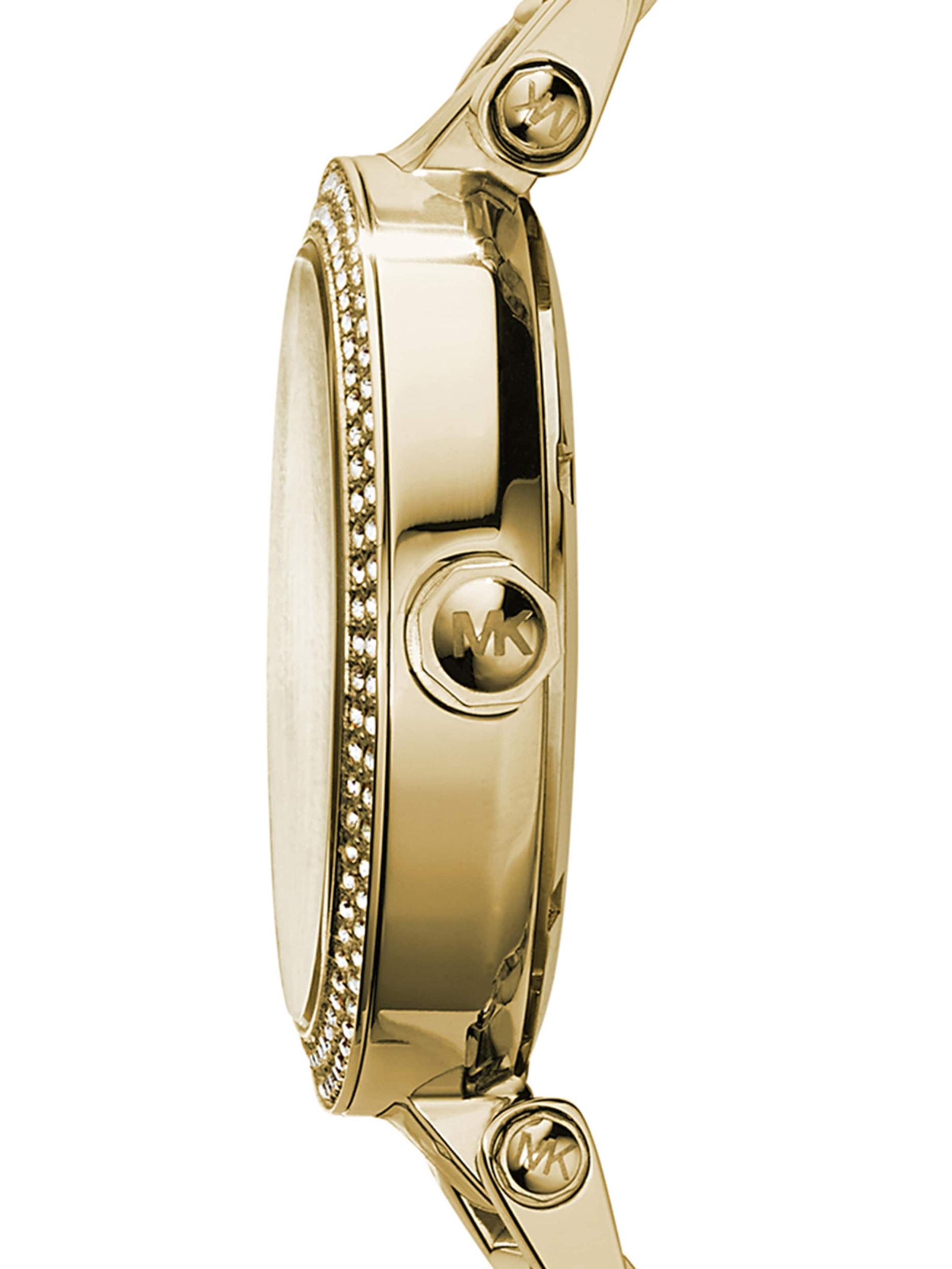 MICHAEL Michael Kors Analóg órák 'PARKER' arany / átlátszó