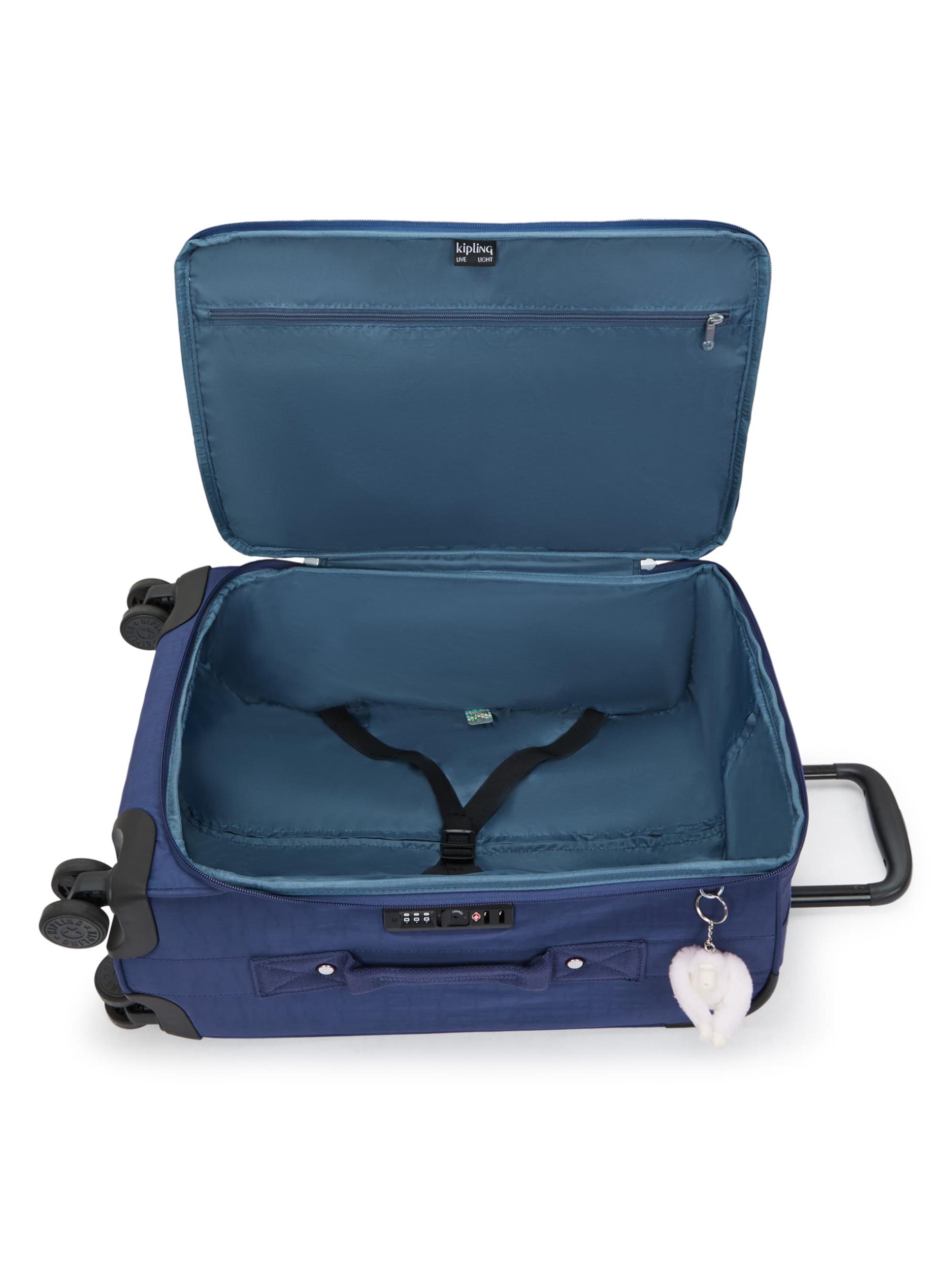 KIPLING Koffer 'Jet S' tengerészkék / fehér