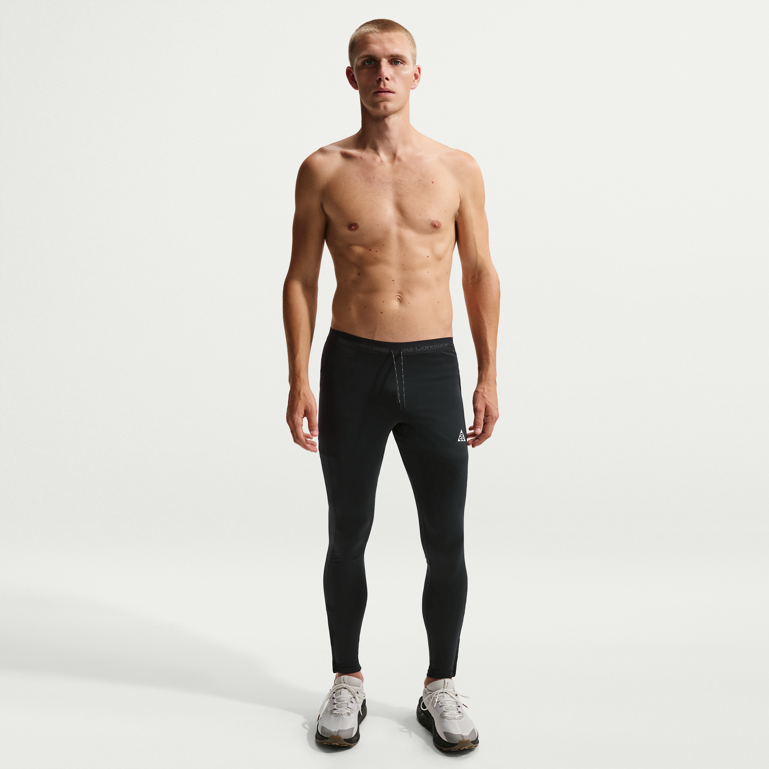 Nike ACG 'Lunar Ray' Men's Dri-FIT ADV Trail Running Tights - Black - Polyester/Elastane