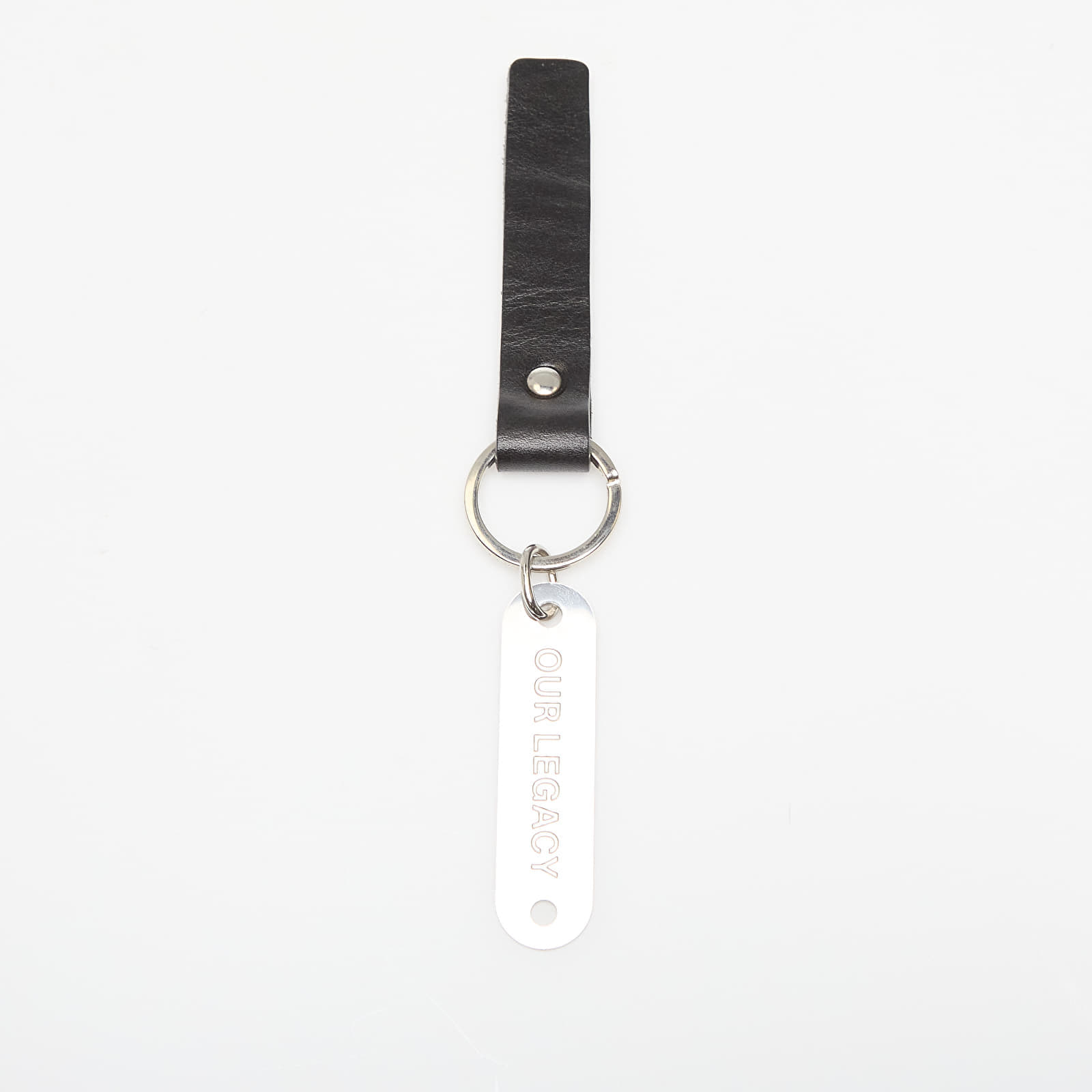 OUR LEGACY Ring Keyring Black Leather Universal