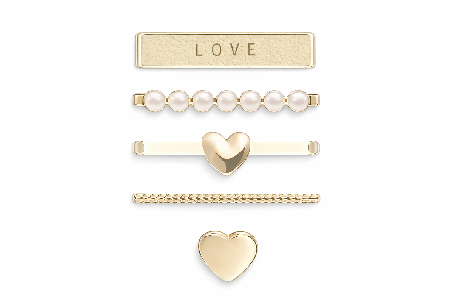 Madvell Ékszerek óraszíjra – Arany szív