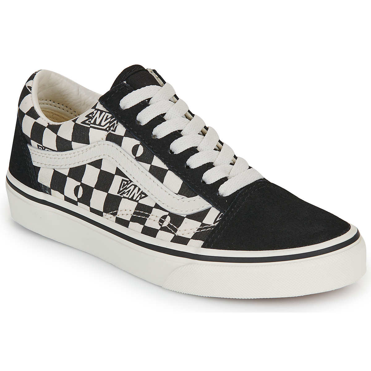 Vans Old Skool Geo Check Black