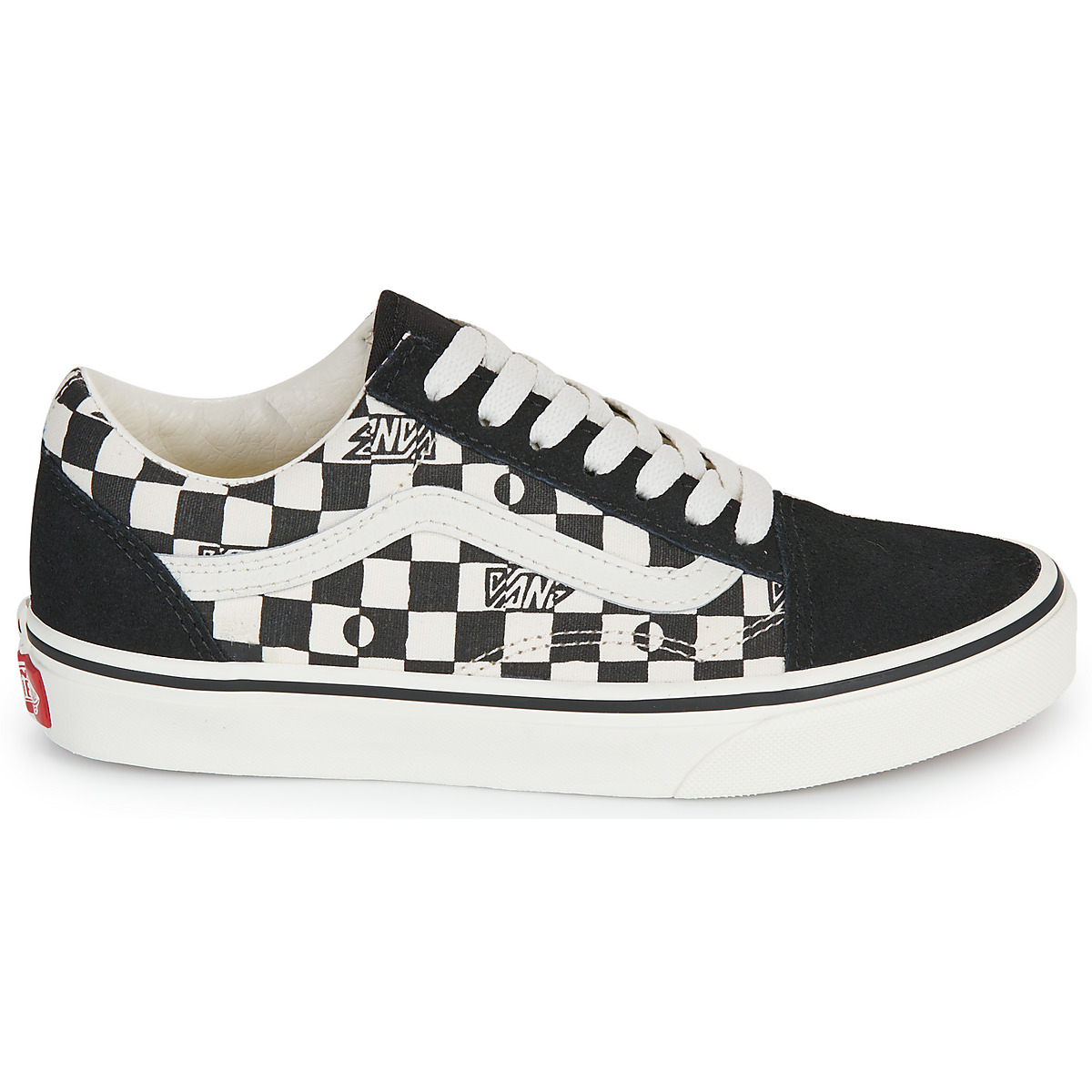 Vans Old Skool Geo Check Black