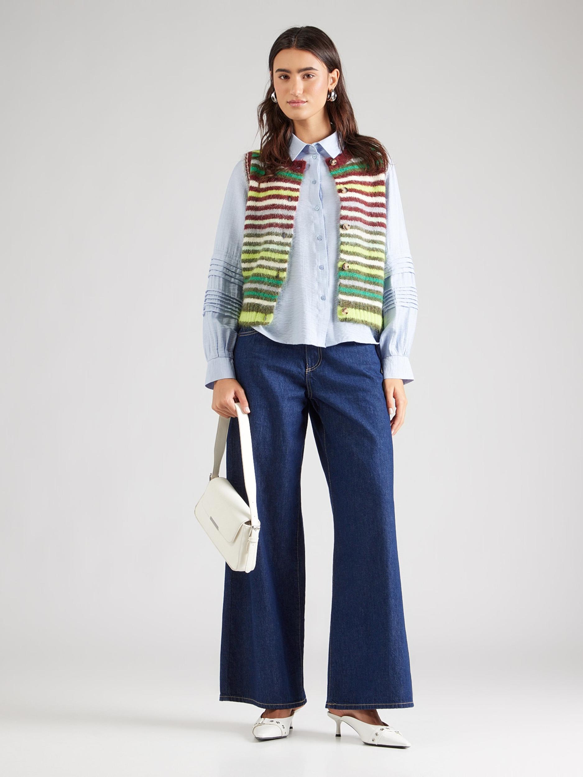 VERO MODA Blúz 'VMISELA' füstkék