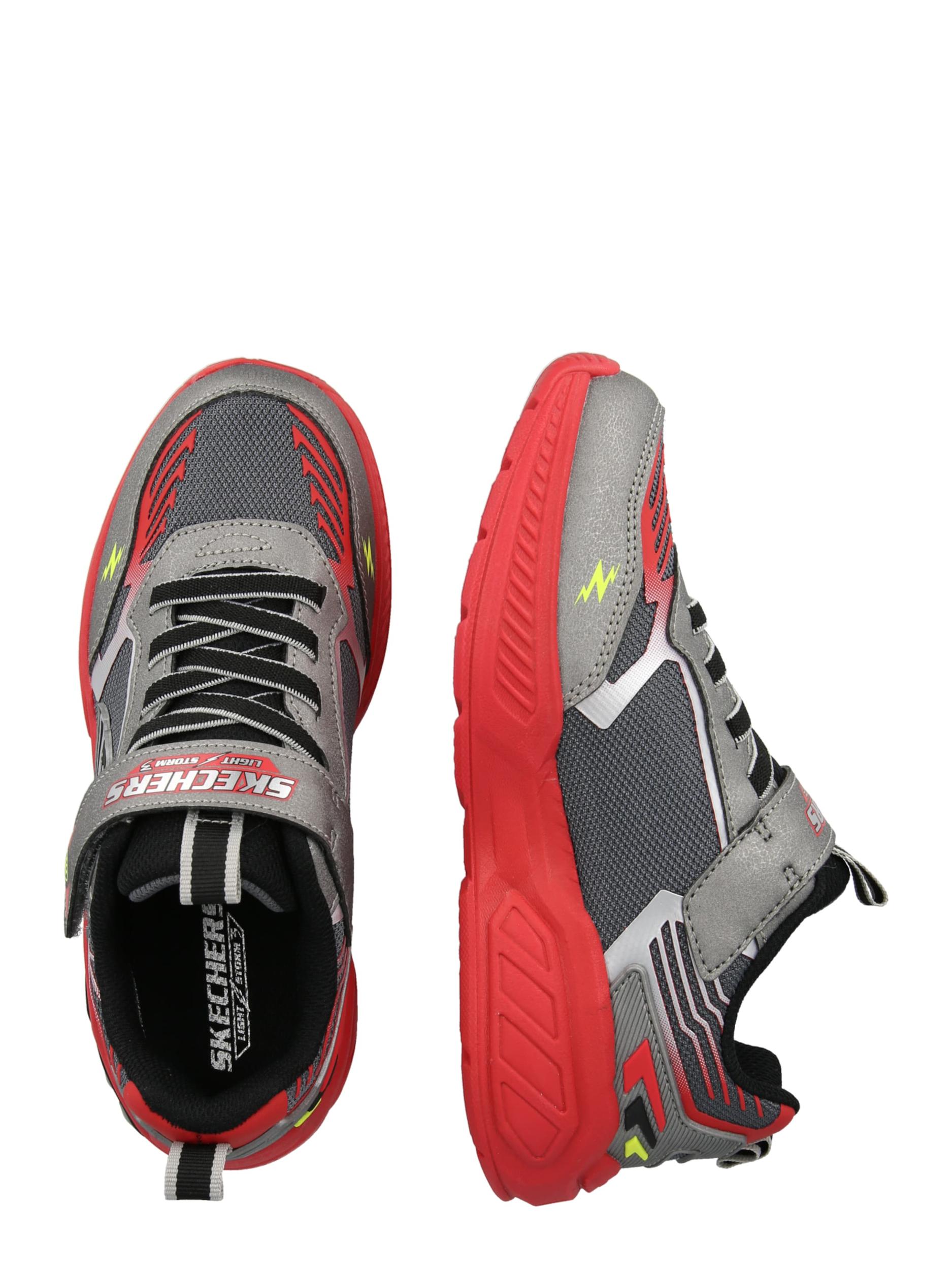 SKECHERS Sportcipő 'LIGHT STORM 3' szürke / piros