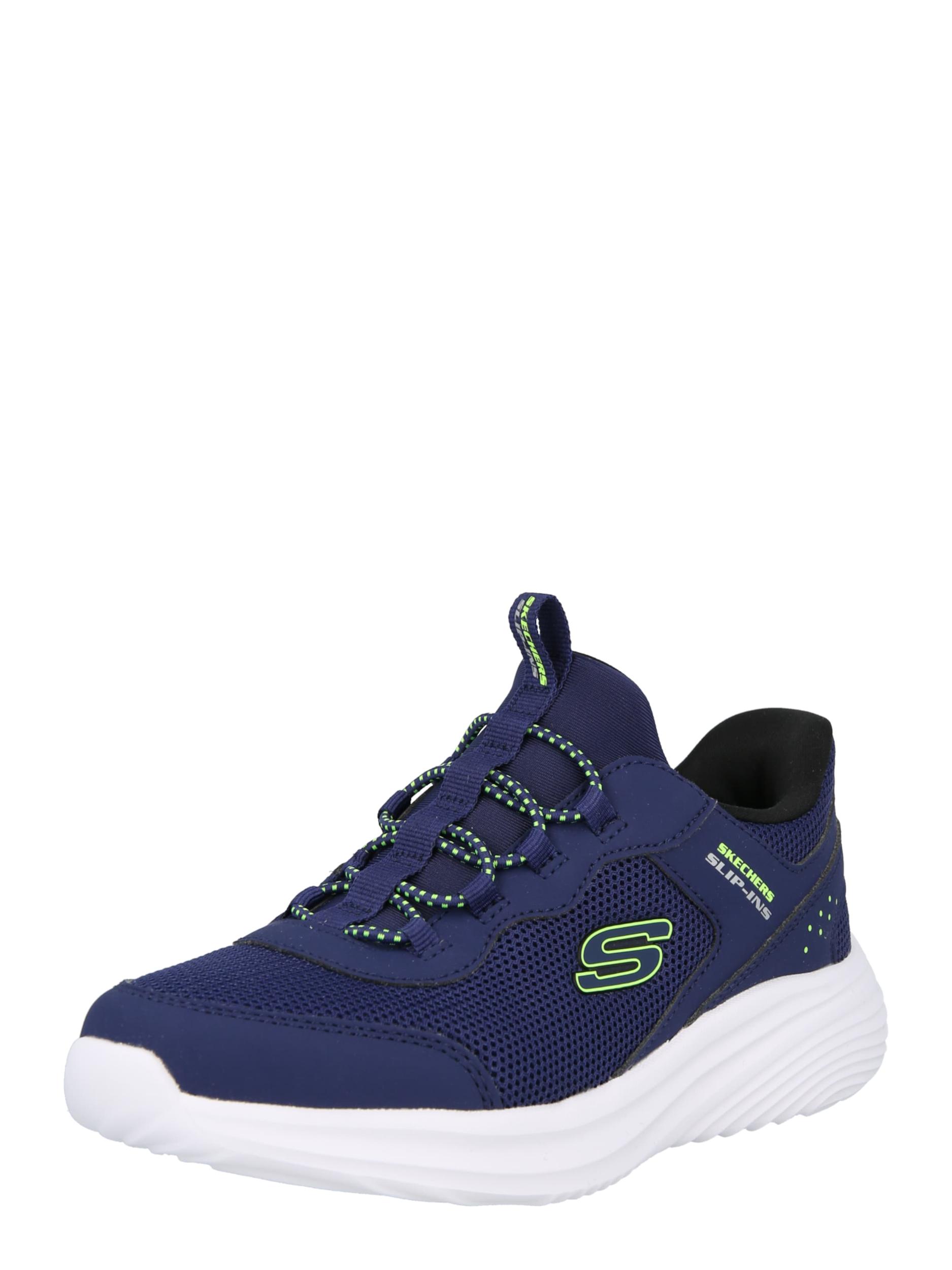 SKECHERS Sportcipő 'BOUNDER PRO' tengerészkék / zöld / fehér