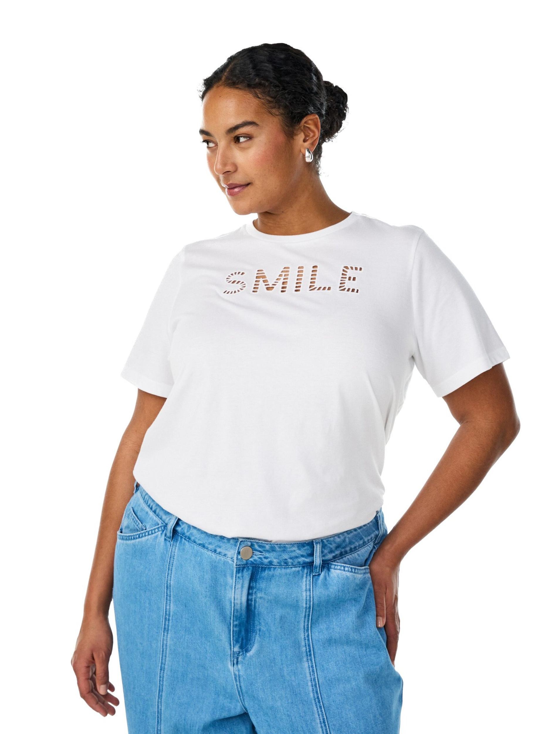 Zizzi Póló 'MTEA' fehér