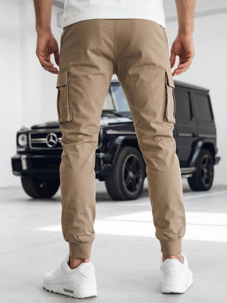 BASIC Bézs cargo nadrág UX4163