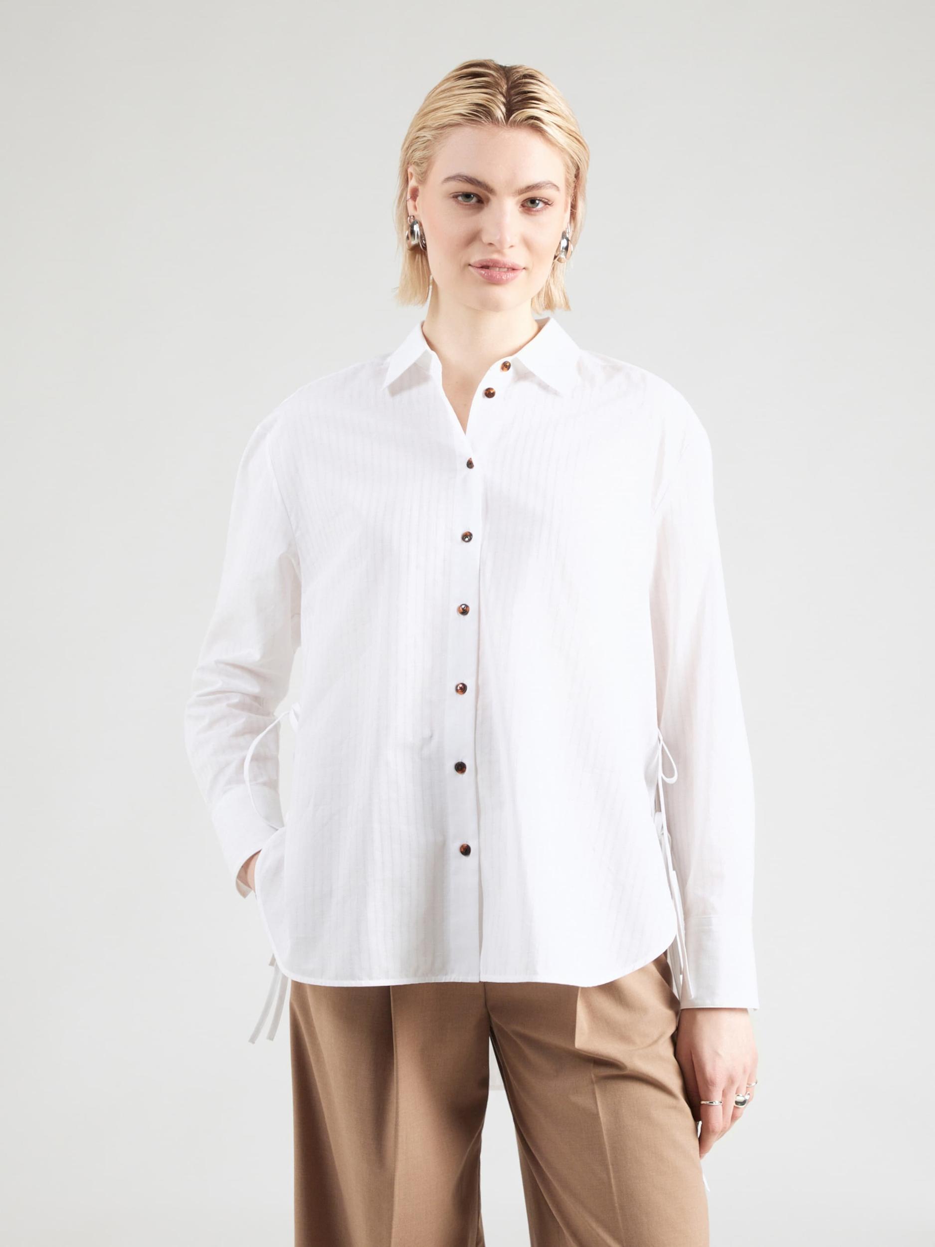 HUGO Blúz 'Erigeron' fehér