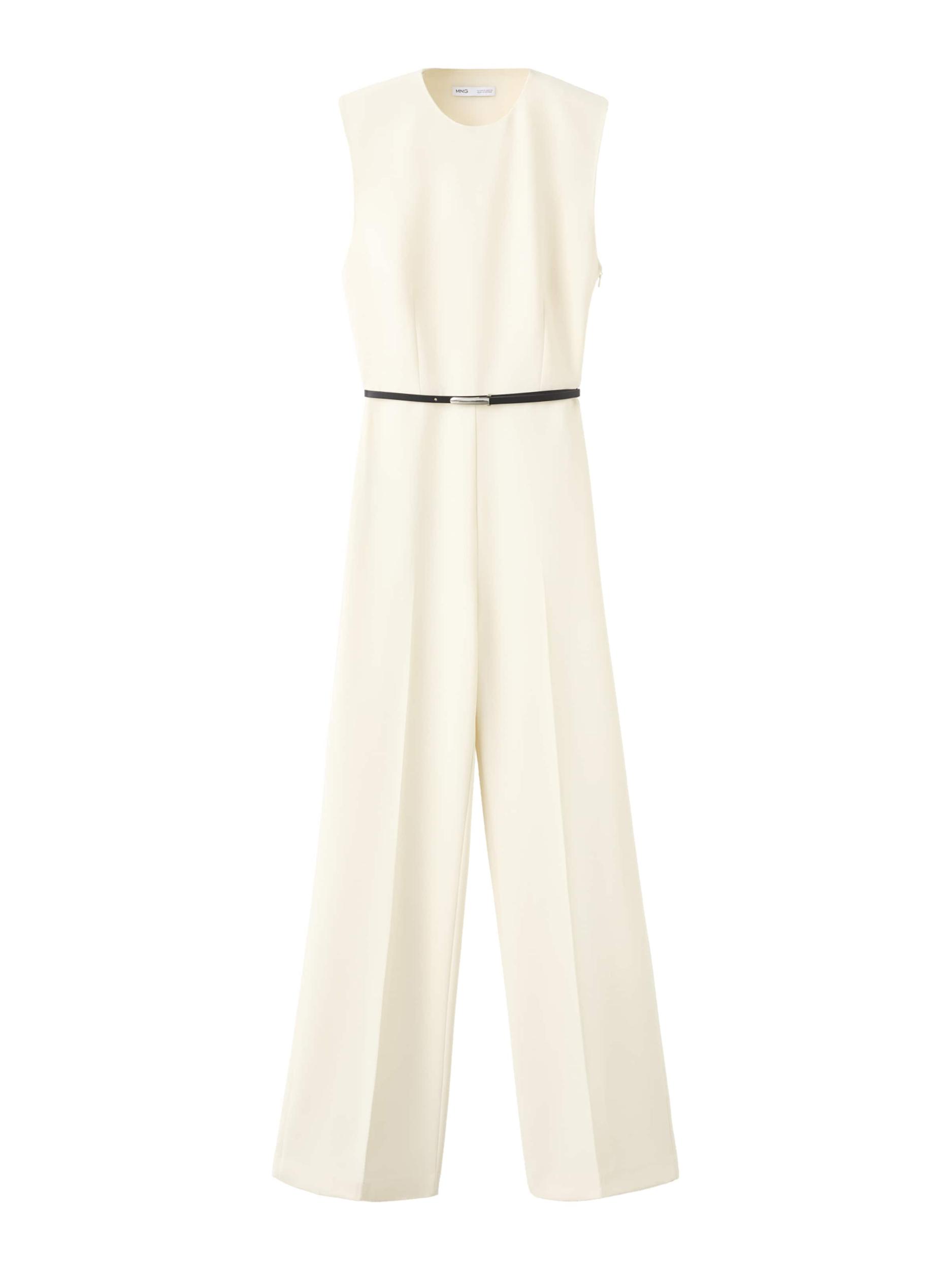 MANGO Kezeslábas 'LILIANA' pasztellsárga