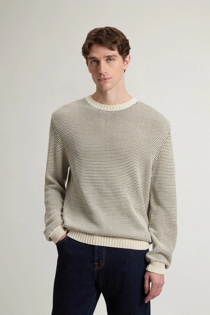 PULÓVER WOOLRICH COTTON CREWNECK