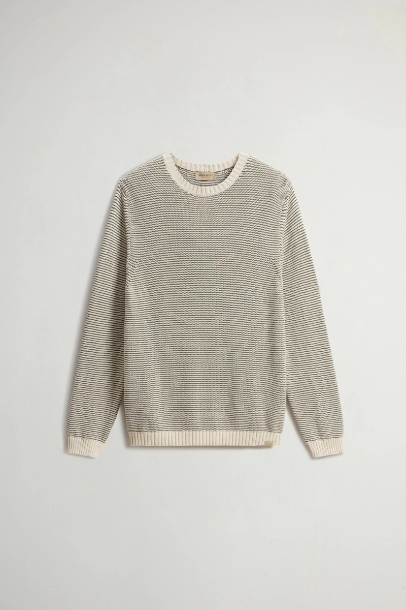 PULÓVER WOOLRICH COTTON CREWNECK
