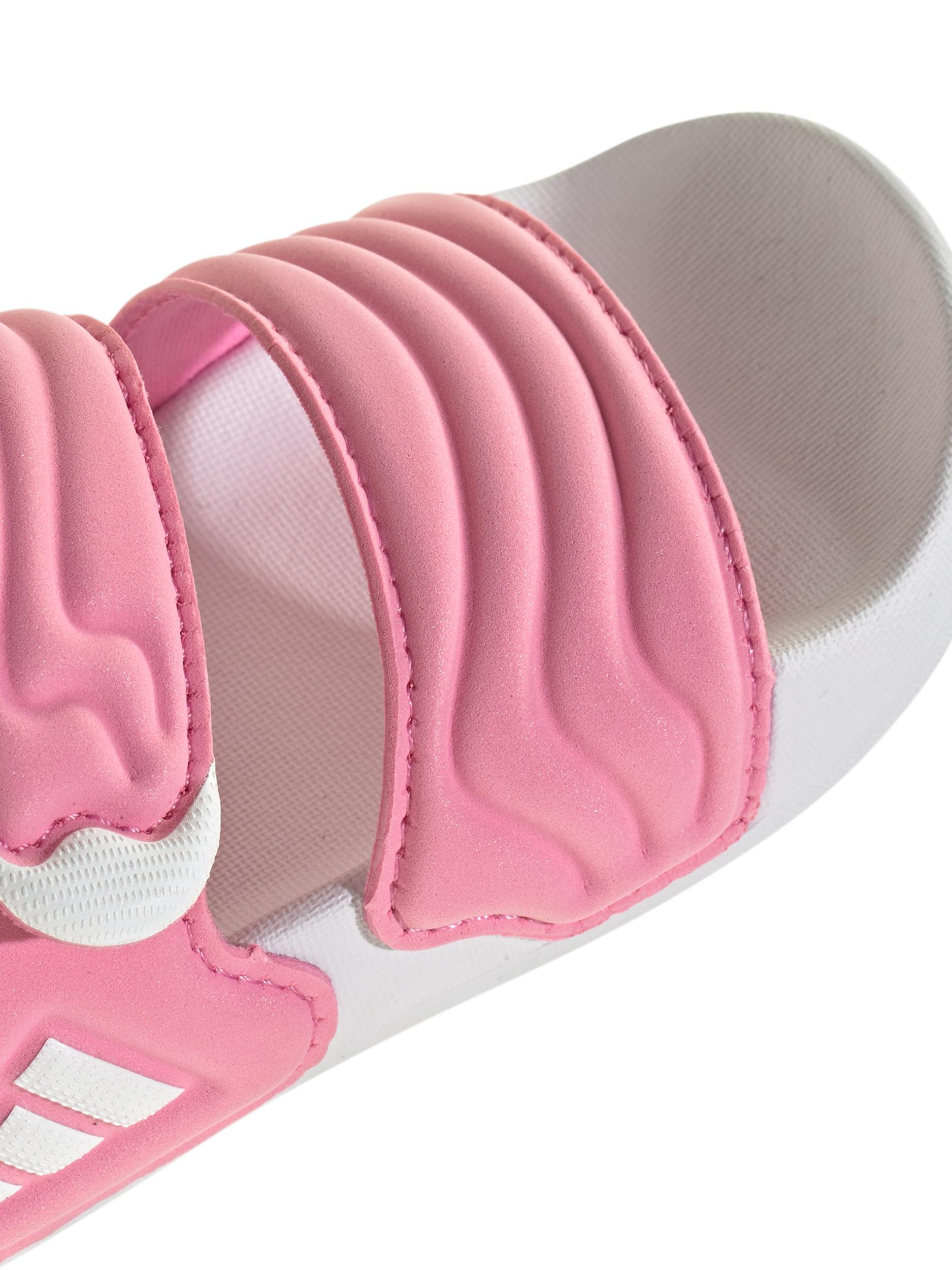 ADIDAS SPORTSWEAR Strandcipő 'ADILETTE' világos-rózsaszín / fehér