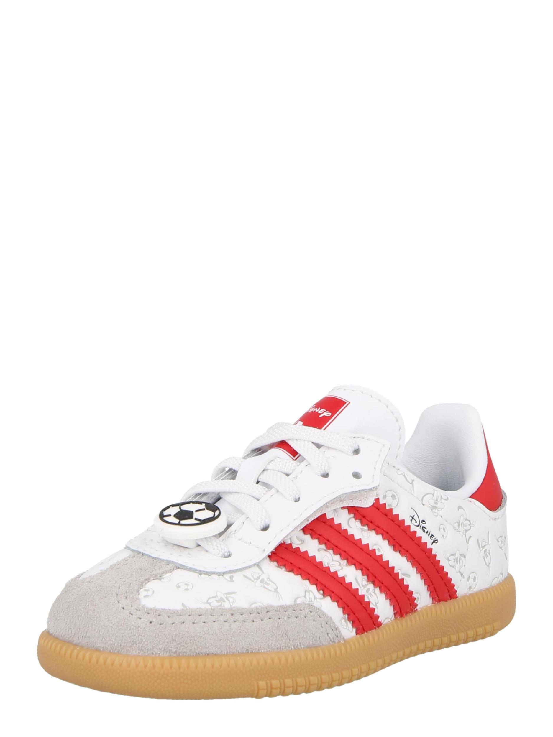 ADIDAS ORIGINALS Sportcipő 'SAMBA OG' világosszürke / piros / fehér