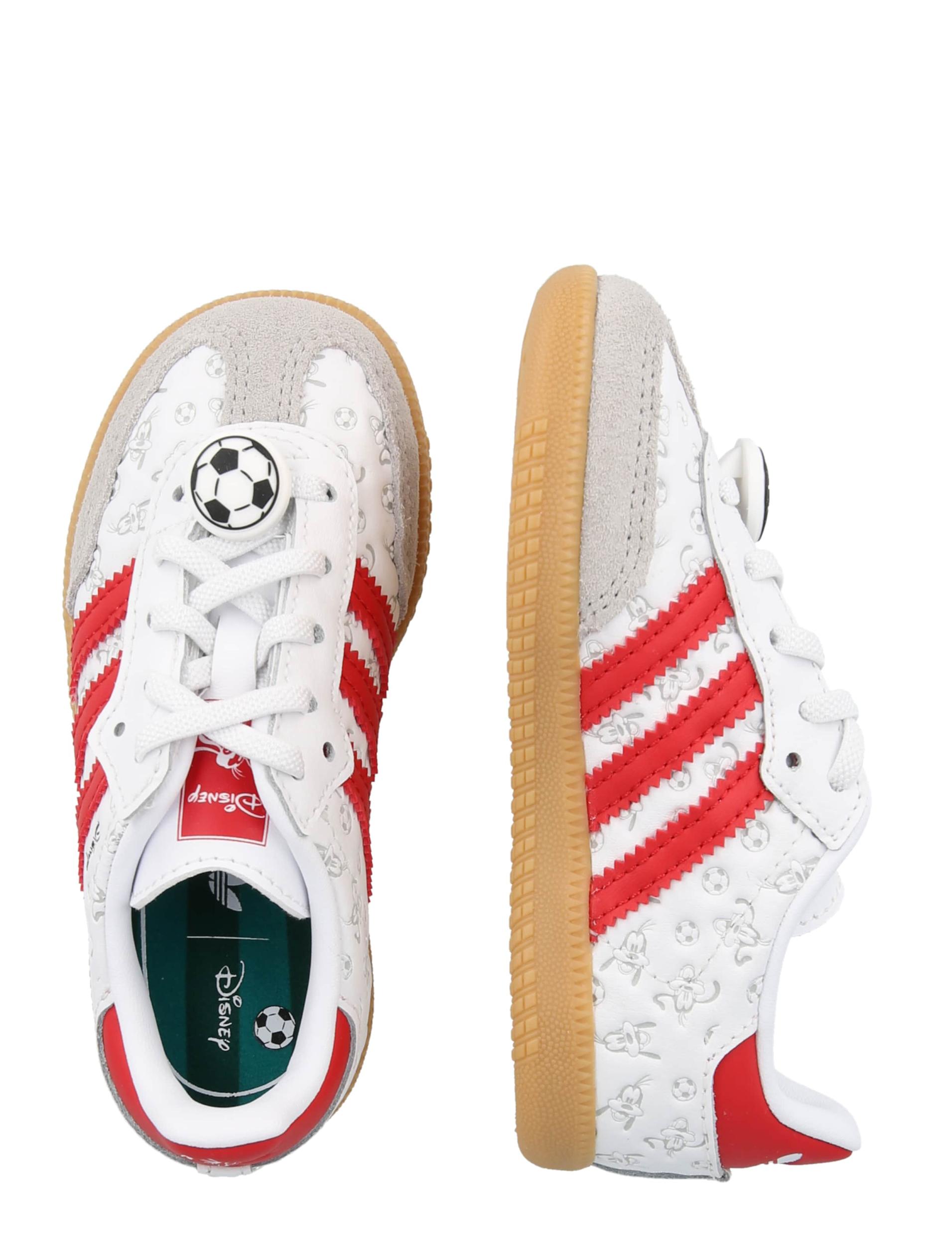 ADIDAS ORIGINALS Sportcipő 'SAMBA OG' világosszürke / piros / fehér