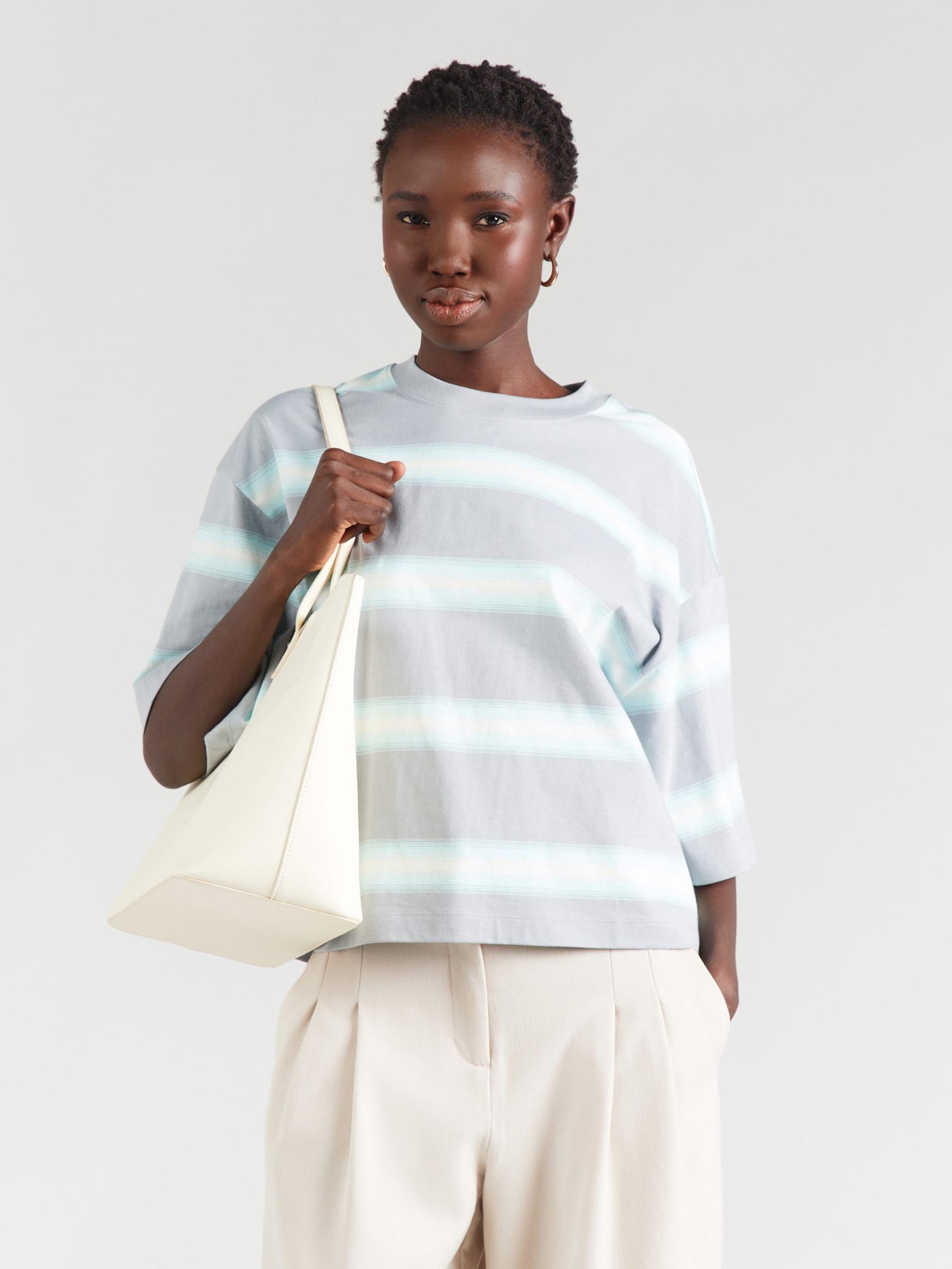 & Other Stories Póló füstkék / vízszín / fehér