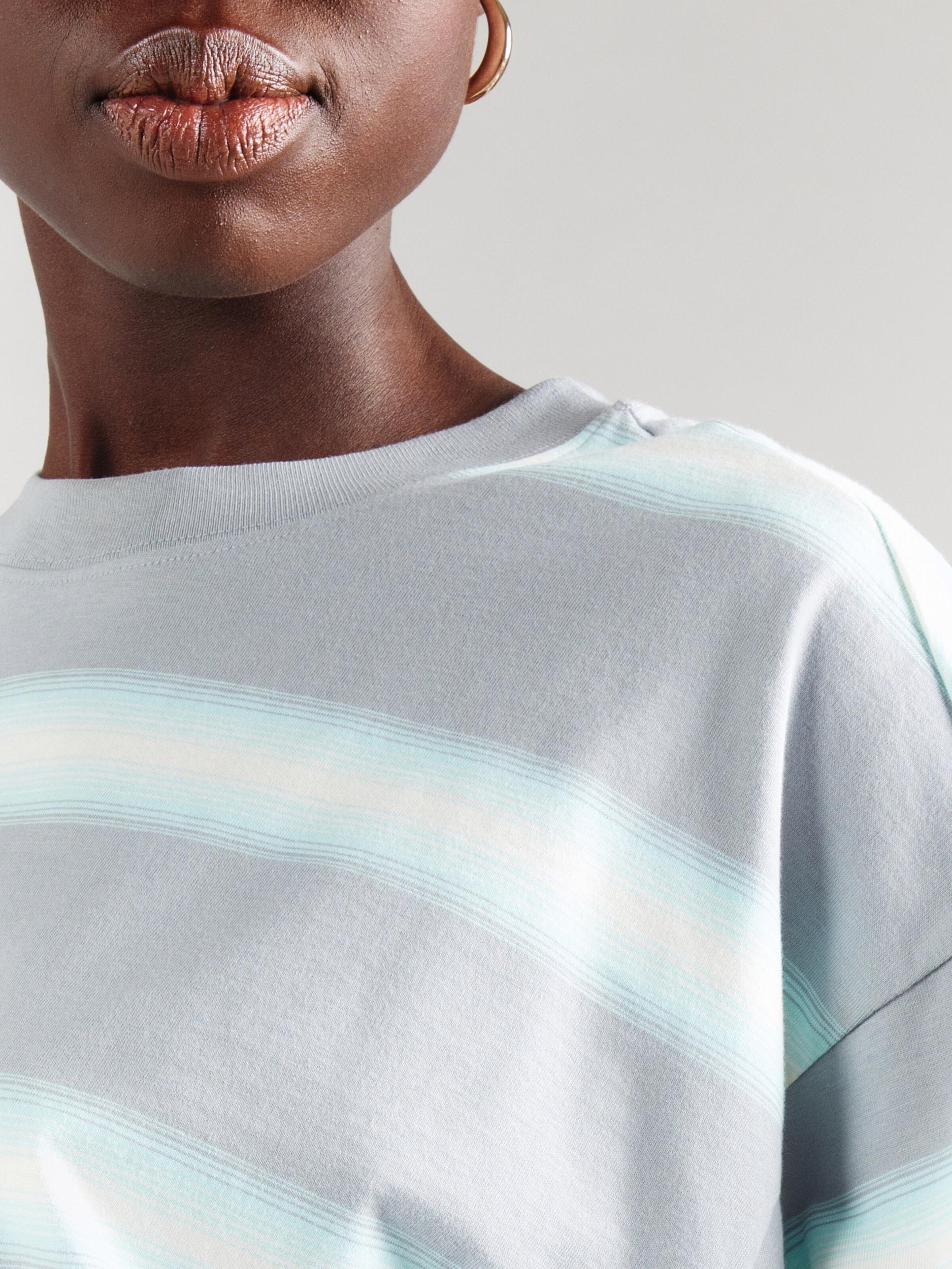 & Other Stories Póló füstkék / vízszín / fehér