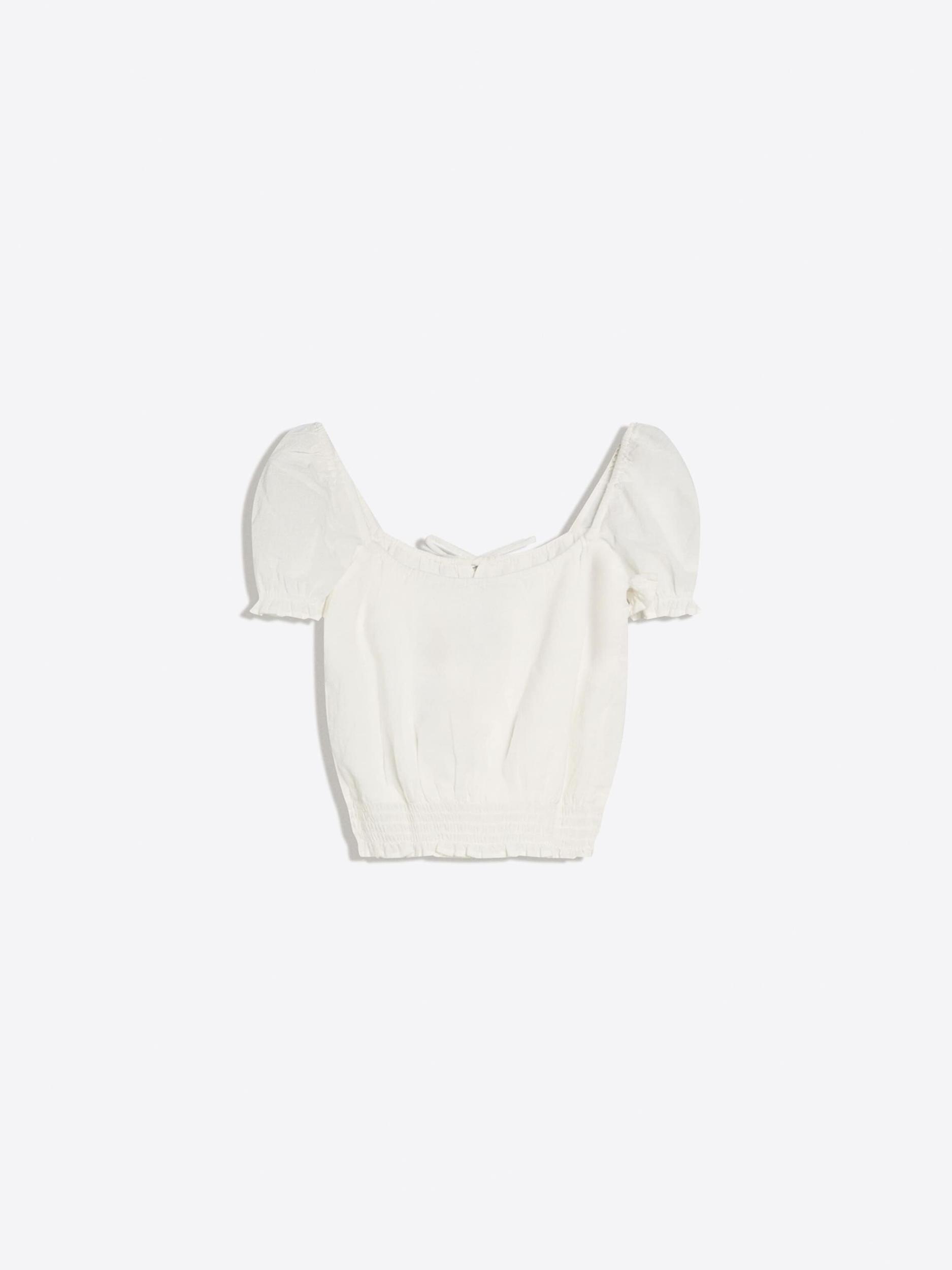 Bershka Blúz piszkosfehér