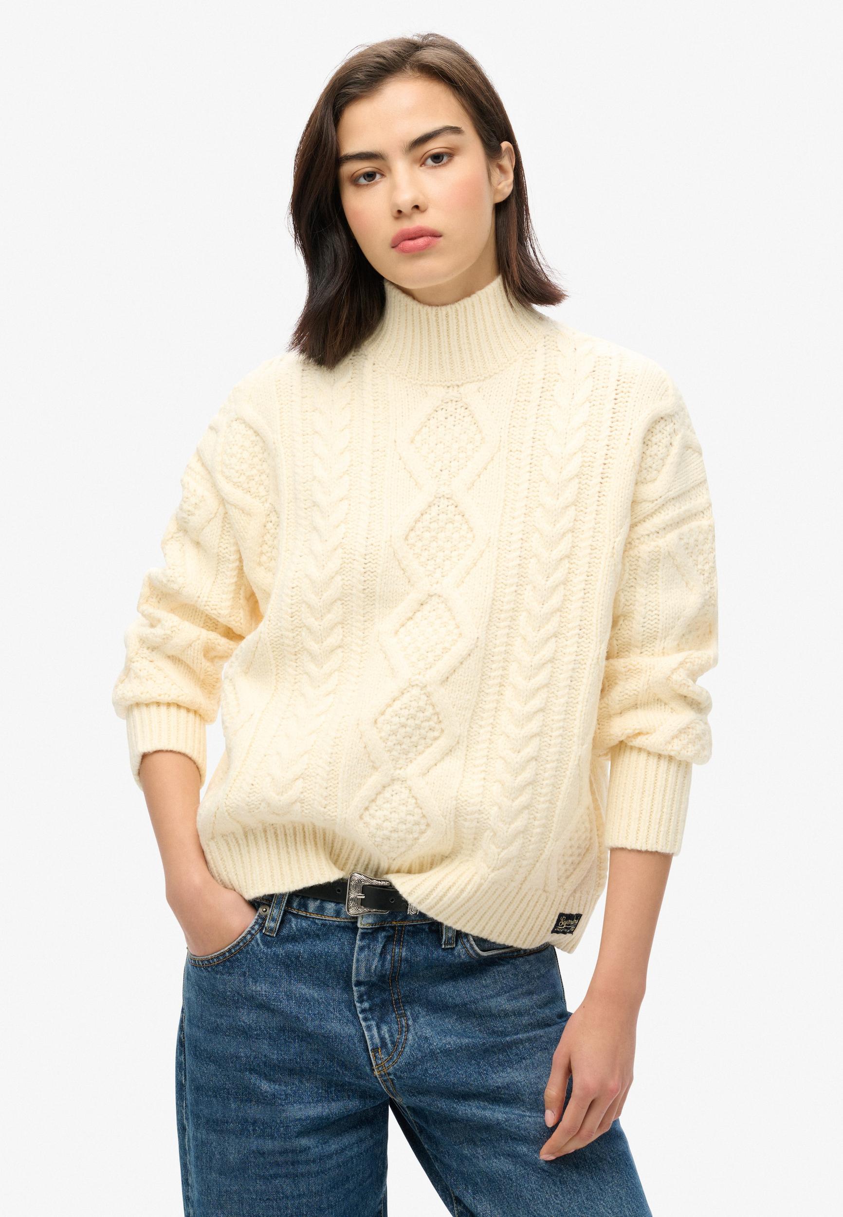 Superdry & Co Pulóver krém