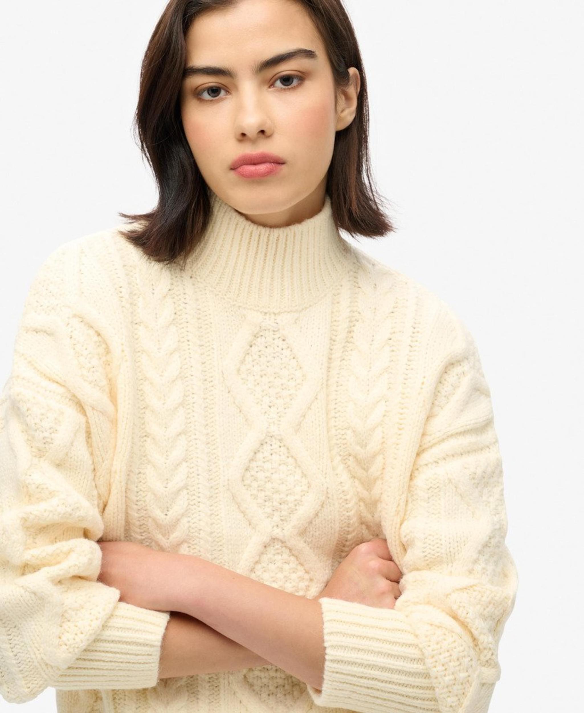 Superdry & Co Pulóver krém