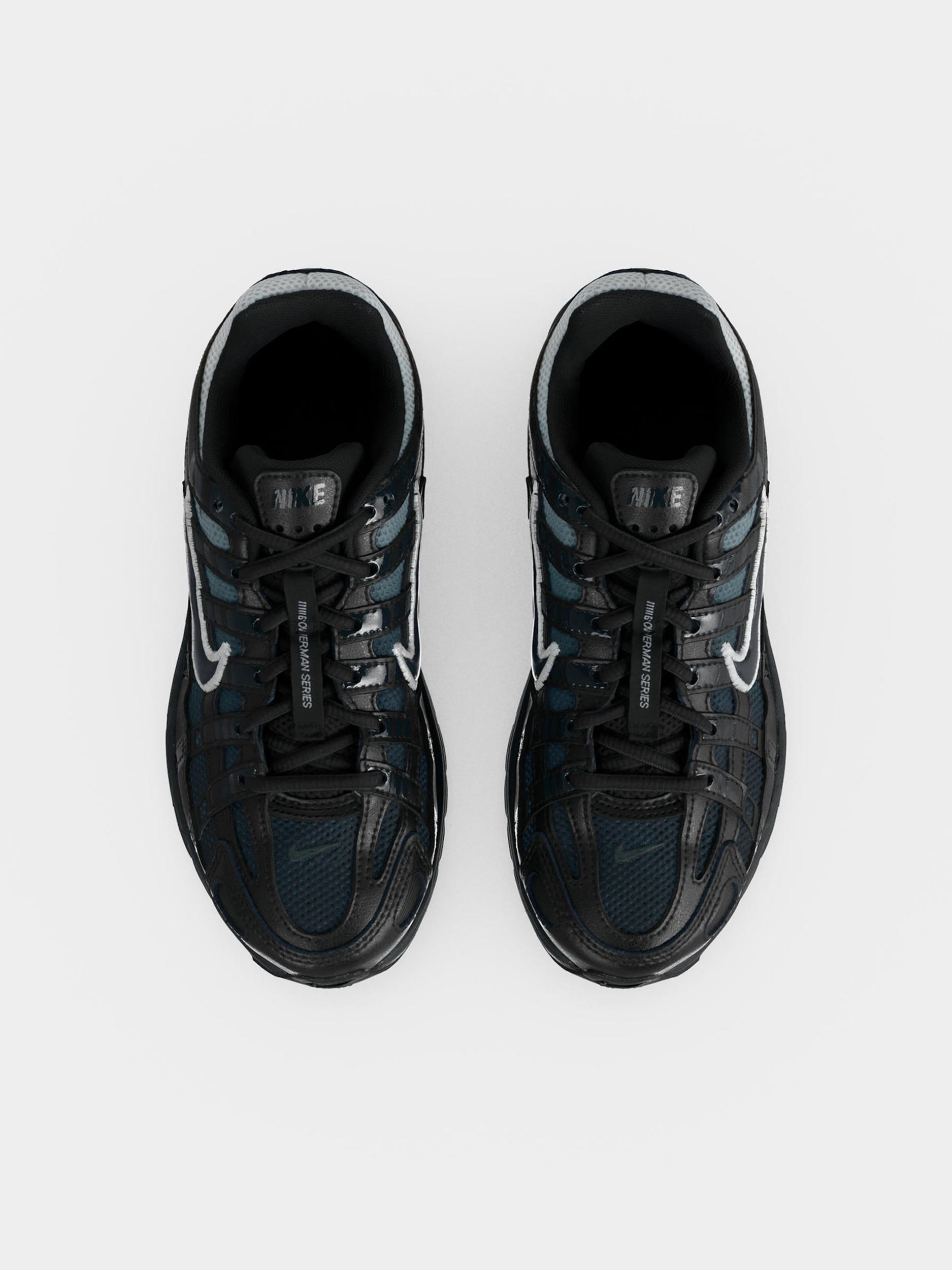 Nike Sportswear Sportcipő 'P-6000' benzin / fekete / fehér