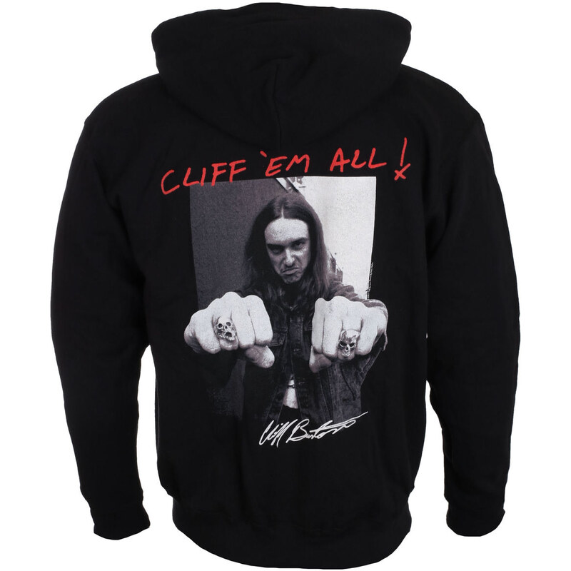 Kapucnis pulóver férfi Metallica - Cliff Burton - NNM - RTMTLZHBFIS