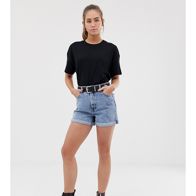 Bershka best sale mom short