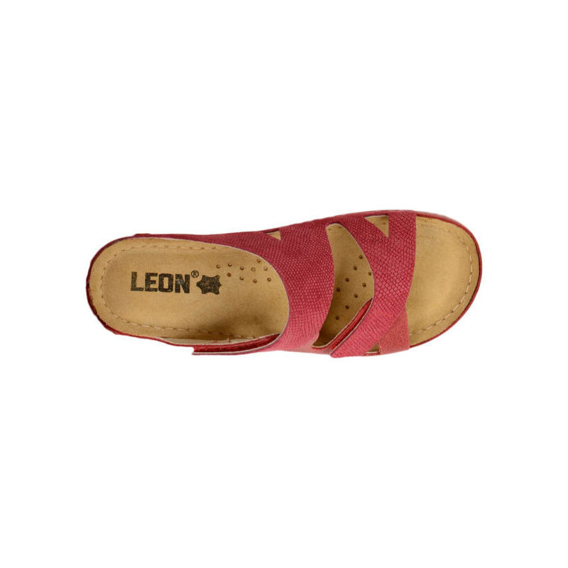 Leon Comfort női papucs-907 Piros
