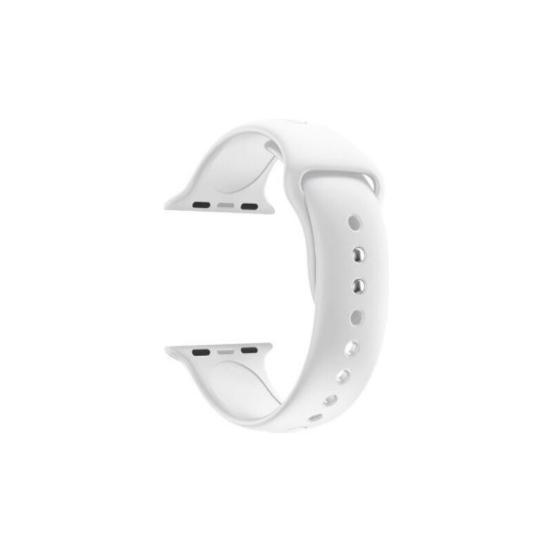 Ékszerkirály Apple watch óraszíj, szilikon, 38 mm, fehér