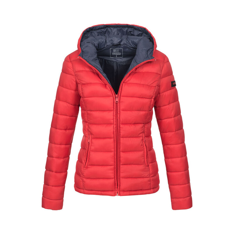 Navahoo Marikoo Lucy női átmeneti kabát kapucnival, piros színben - Main Image