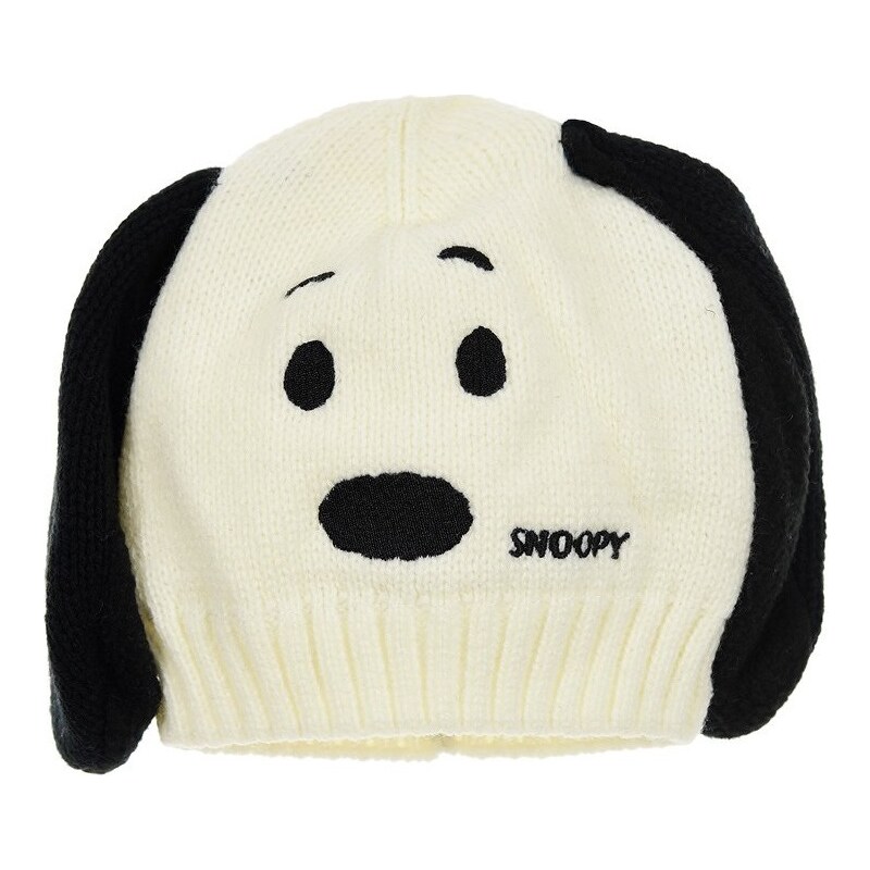 BASIC Snoopy fehér téli sapka fülekkel