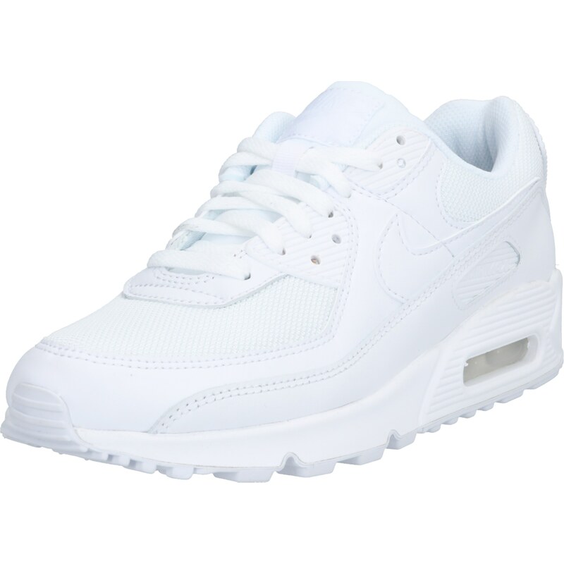 Nike Sportswear Rövid szárú sportcipők 'AIR MAX 90' ezüstszürke / fehér