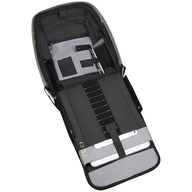 Samsonite SECURIPAK laptoptartós üzleti hátizsák 15,6"-hideg szürke128822-2447