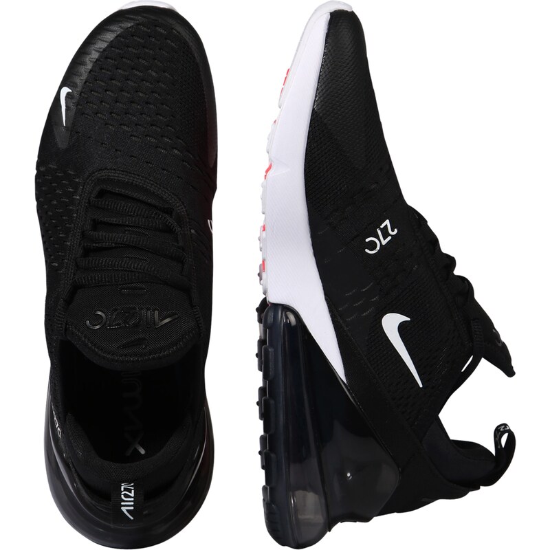 Nike Sportswear Rövid szárú sportcipők 'AIR MAX 270' fekete / fehér