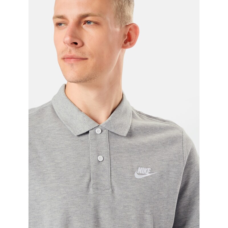 Nike Sportswear Póló 'Matchup' szürke melír / fehér