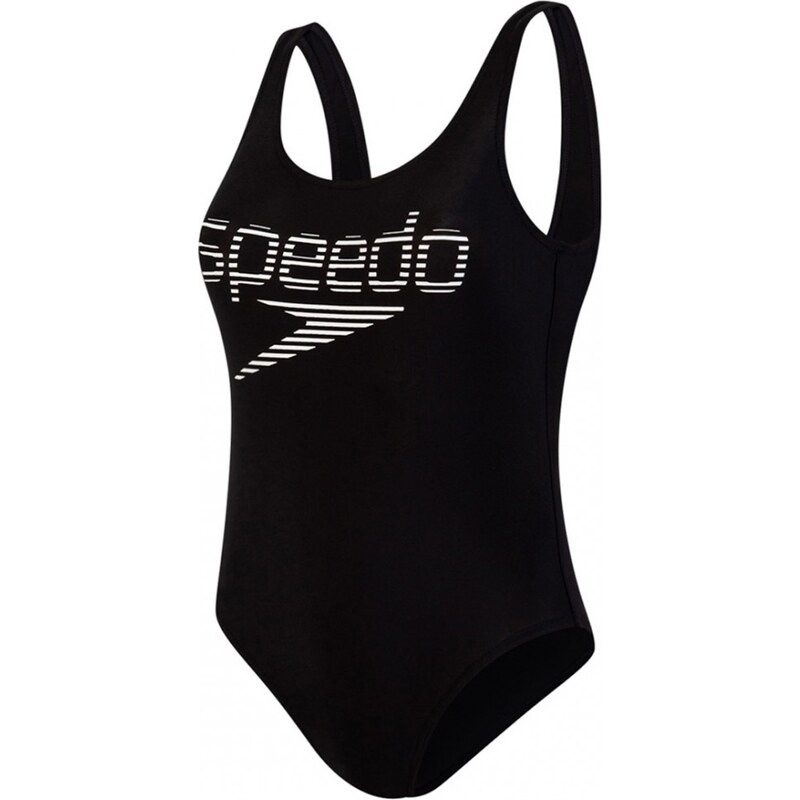 Speedo Stripe Logo Deep U-Back 1 Piece(UK)
