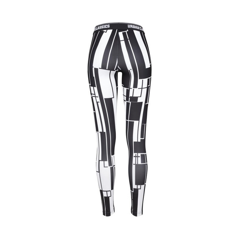 Urban Classics női Graphic Sports leggings, fekete